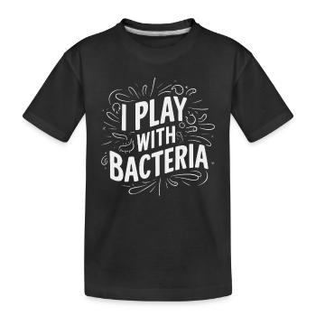 Microbiologist Microbiology Lab Staph Biology - Kinder Premium Bio T-Shirt - Schwarz - Vorne