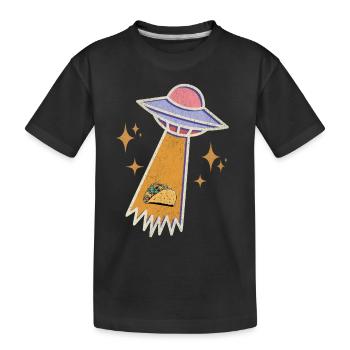 Taco OVNI - T-shirt bio Premium Enfant - noir - Devant