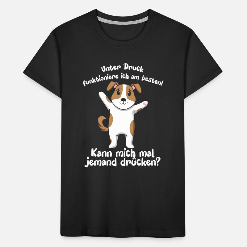 I function best under pressure Kids' Premium Organic T-Shirt