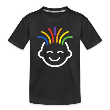 sensibilisation santé mentale - T-shirt bio Premium Enfant - noir - Devant