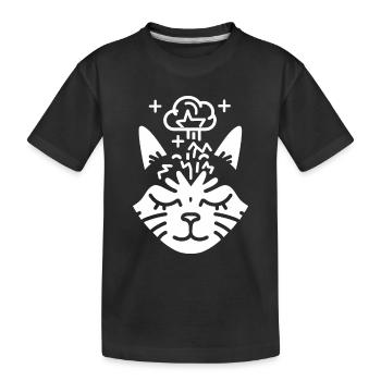 sensibilisation santé mentale - T-shirt bio Premium Enfant - noir - Devant