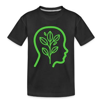sensibilisation santé mentale - T-shirt bio Premium Enfant - noir - Devant