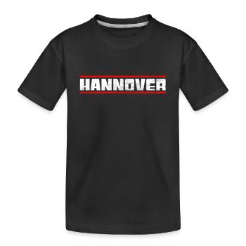 Hanover - Kids' Premium Organic T-Shirt - black - Front