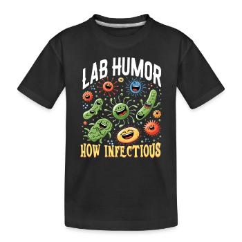 Microbiologist Microbiology Lab Staph Biology - Kinder Premium Bio T-Shirt - Schwarz - Vorne