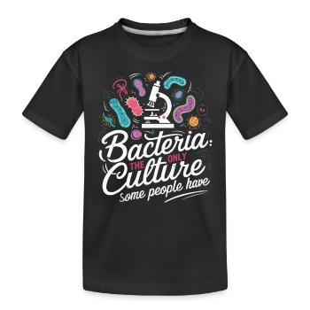 Microbiologist Microbiology Lab Staph Biology - Kinder Premium Bio T-Shirt - Schwarz - Vorne