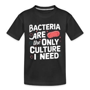 Microbiologist Microbiology Lab Staph Biology - Kinder Premium Bio T-Shirt - Schwarz - Vorne