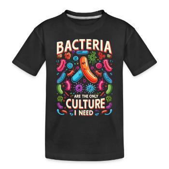 Microbiologist Microbiology Lab Staph Biology - Kinder Premium Bio T-Shirt - Schwarz - Vorne