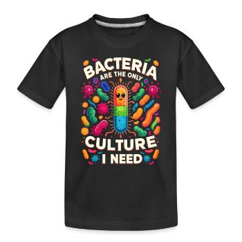 Microbiologiste Microbiologie Laboratoire Biologie des staphylocoques - T-shirt bio Premium Enfant - noir - Devant