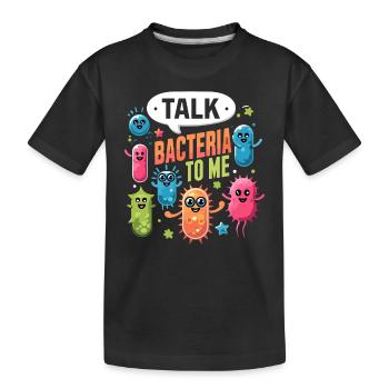 Microbiologiste Microbiologie Laboratoire Biologie des staphylocoques - T-shirt bio Premium Enfant - noir - Devant