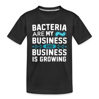Microbiologist Microbiology Lab Staph Biology - Kinder Premium Bio T-Shirt - Schwarz - Vorne