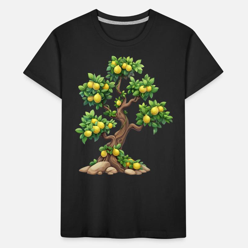 Lemon Tree, Natural Idyll, Refreshment Kids' Premium Organic T-Shirt