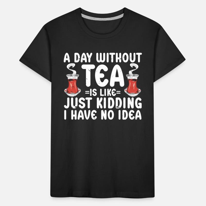 Tea Drinker Tea Kids' Premium Organic T-Shirt