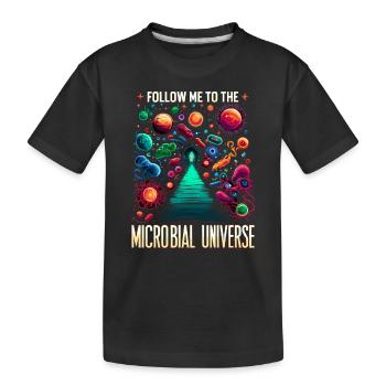 Microbiologiste Microbiologie Laboratoire Biologie des staphylocoques - T-shirt bio Premium Enfant - noir - Devant