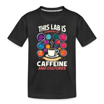 Microbiologist Microbiology Lab Staph Biology - Kinder Premium Bio T-Shirt - Schwarz - Vorne