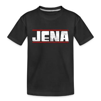 Jena - Kinder Premium Bio T-Shirt - Schwarz - Vorne