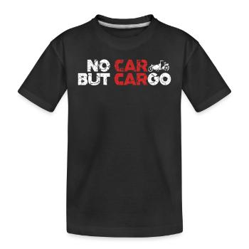 Pas une voiture, mais un vélo cargo Cargobike - T-shirt bio Premium Enfant - noir - Devant