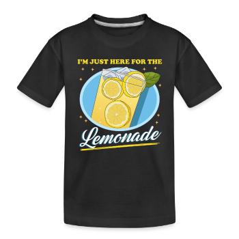 Limonade, limonade au citron, cadeau effervescent - T-shirt bio Premium Enfant - noir - Devant