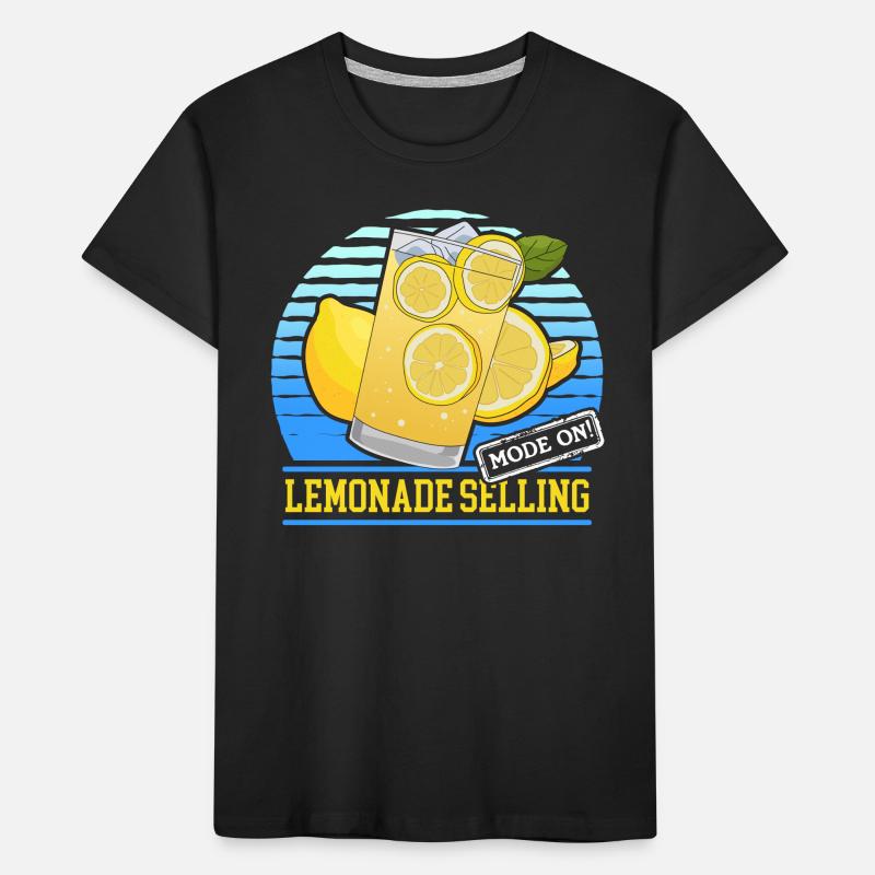 Douche de limonade | Cadeau de limonade au citron T-shirt bio Premium Enfant