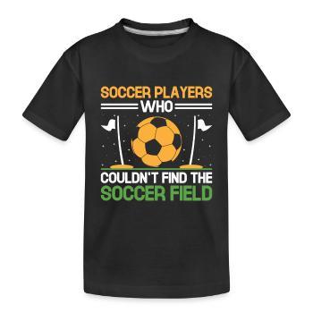 Joueur de footgolf Foot Golf Jouer Footgolfers Foot - T-shirt bio Premium Enfant - noir - Devant