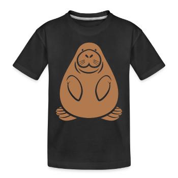 Morse - T-shirt bio Premium Enfant - noir - Devant