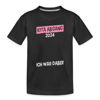 Kita Departure Kita Graduate 2024 - Kids' Premium Organic T-Shirt - black - Front