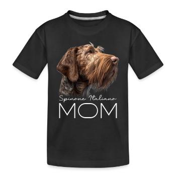 Spinone Italiano Mama - Kids' Premium Organic T-Shirt - black - Front