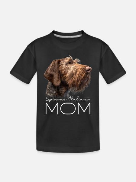 Spinone Italiano Mama - Kids' Premium Organic T-Shirt - black