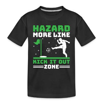 Footgolf Joueur Foot Golf Jouer Footgolfers Foot - T-shirt bio Premium Enfant - noir - Devant