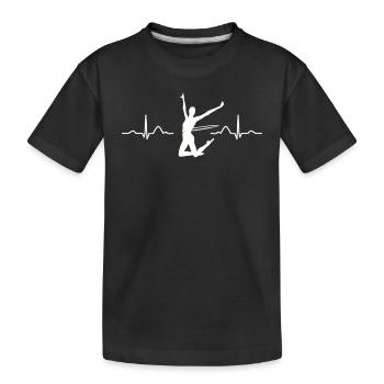 Gymnastique rythmique - T-shirt bio Premium Enfant - noir - Devant