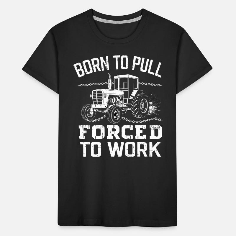 Tractor Pulling Tractor Pulling Tractor Power Farm Kids' Premium Organic T-Shirt