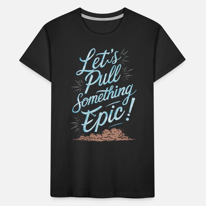 Tractor Pulling Tractor Pulling Tractor Power Farm Kids' Premium Organic T-Shirt