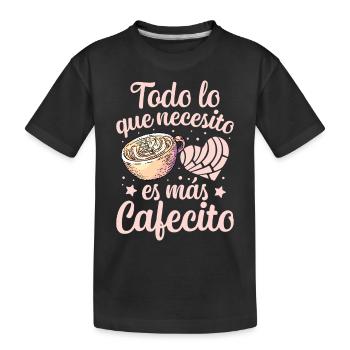 Tut Mir Leid, Ich Kann Nicht, Es Ist - Kinder Premium Bio T-Shirt - Schwarz - Vorne
