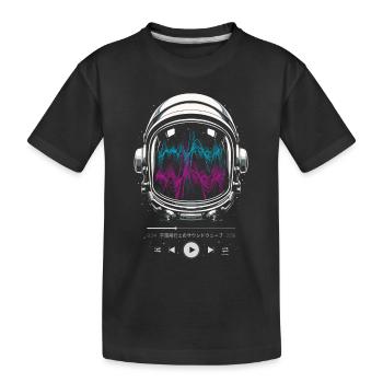 Astronaute Soundtrack space - T-shirt bio Premium Enfant - noir - Devant