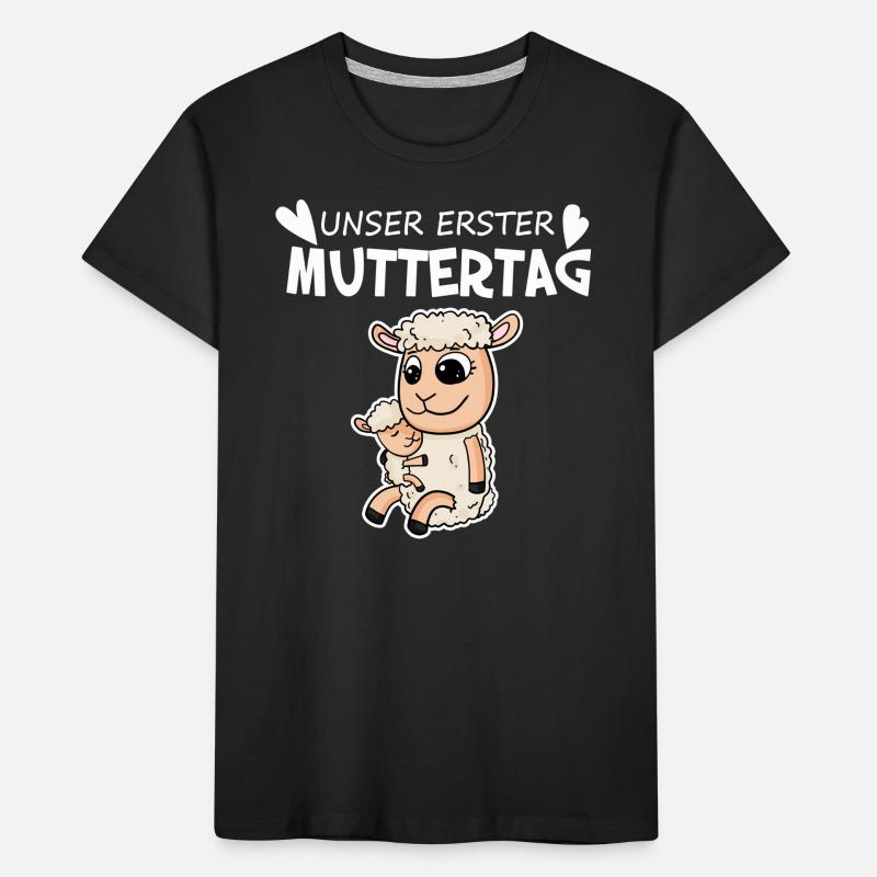 Muttertag Geschenkidee Mutter Kleinkind Motiv Kinder Premium Bio T-Shirt