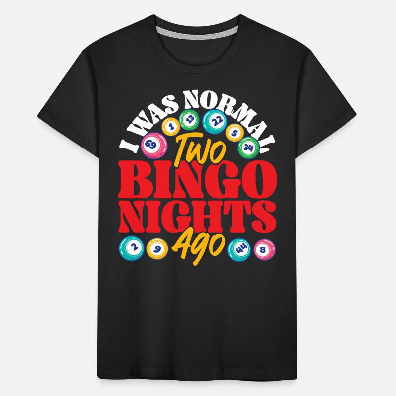 Bingo Player I Was Normal Two Kids' Premium Organic T-Shirt
