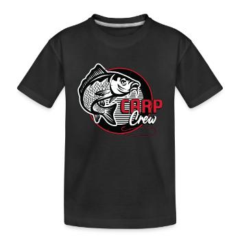 Carp Fishing Carp Crew Fishing Tournament Lover - Kids' Premium Organic T-Shirt - black - Front