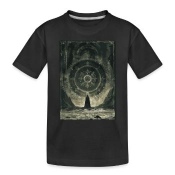 The Wheel of Fortune Tarot - Kids' Premium Organic T-Shirt - black - Front