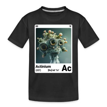 Actinium - Ac - Élément chimique 089 - T-shirt bio Premium Enfant - noir - Devant