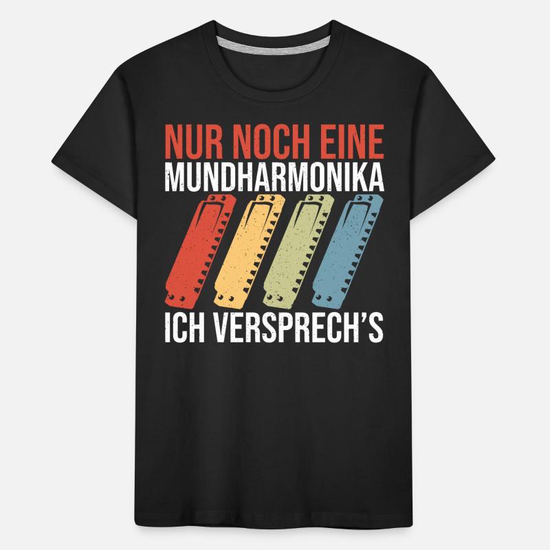 Playing Harmonica Gift Kids' Premium Organic T-Shirt