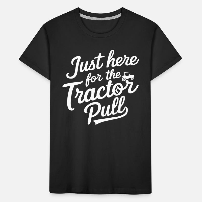 Tractor Pulling Tractor Pulling Tractor Power Farm Kids' Premium Organic T-Shirt