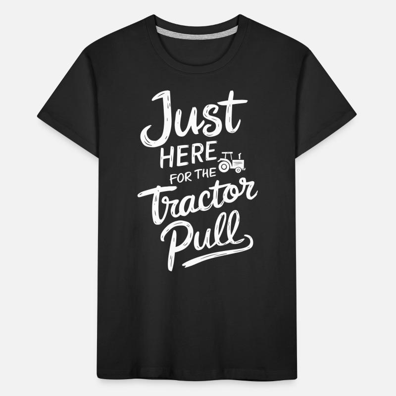 Tractor Pulling Tractor Pulling Tractor Power Farm Kids' Premium Organic T-Shirt