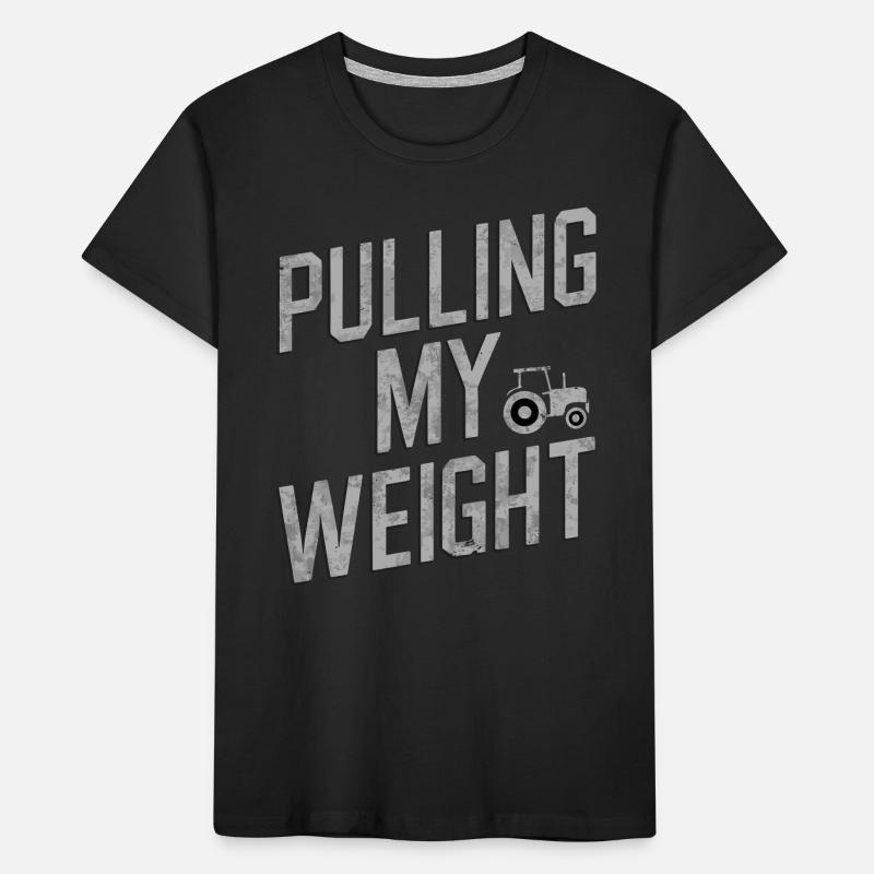 Tractor Pulling Tractor Pulling Tractor Power Farm Kids' Premium Organic T-Shirt