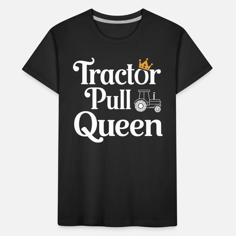 Tractor Pulling Tractor Pulling Tractor Power Farm Kids' Premium Organic T-Shirt