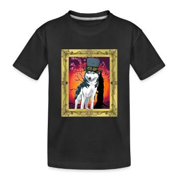 Loups-garous médiévaux de la Wehrwolf Loups loups Loups - T-shirt bio Premium Enfant - noir - Devant