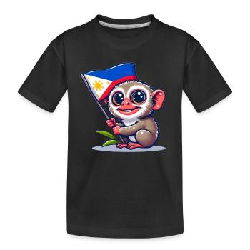 Fierté philippine - T-shirt bio Premium Enfant - noir - Devant