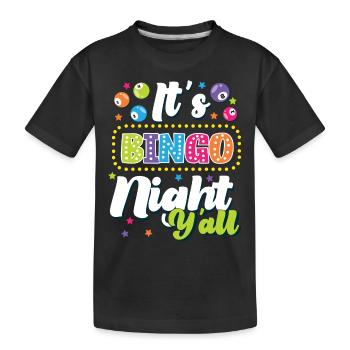 Bingo Player C’est la soirée bingo - T-shirt bio Premium Enfant - noir - Devant