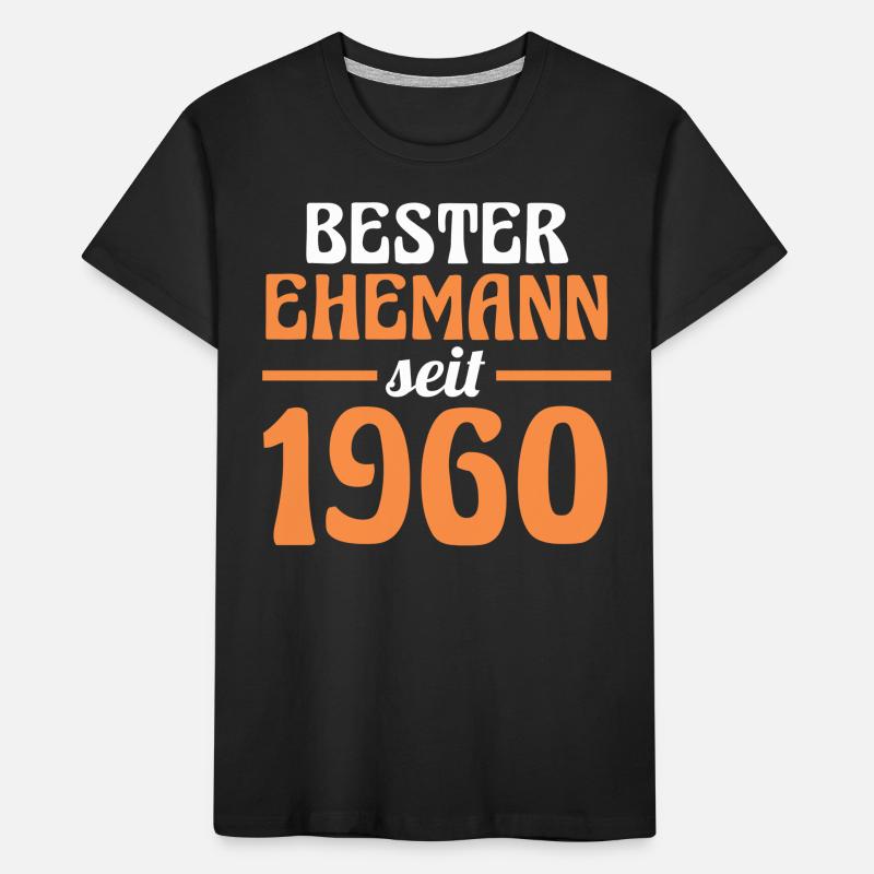Valentinstag Bester Ehemann Seit 1960 Kinder Premium Bio T-Shirt
