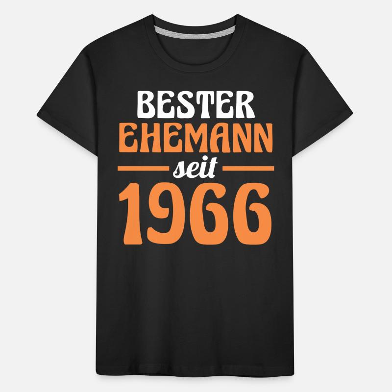 Valentinstag Bester Ehemann Seit 1966 Kinder Premium Bio T-Shirt