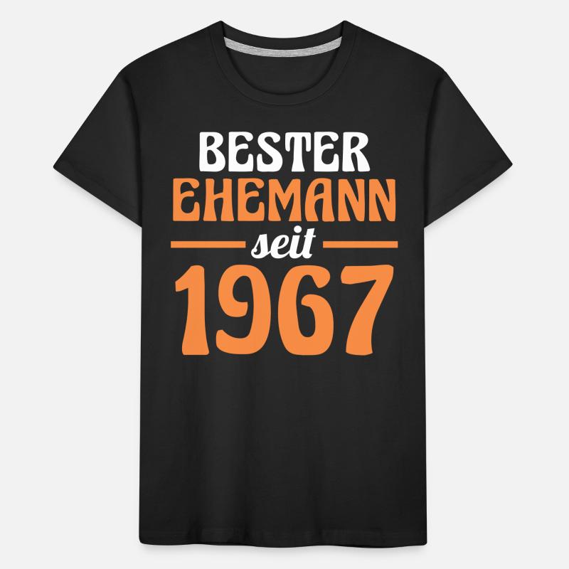 Valentinstag Bester Ehemann Seit 1967 Kinder Premium Bio T-Shirt