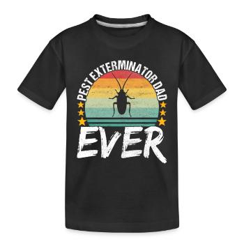 Exterminateur de lutte antiparasitaire - T-shirt bio Premium Enfant - noir - Devant